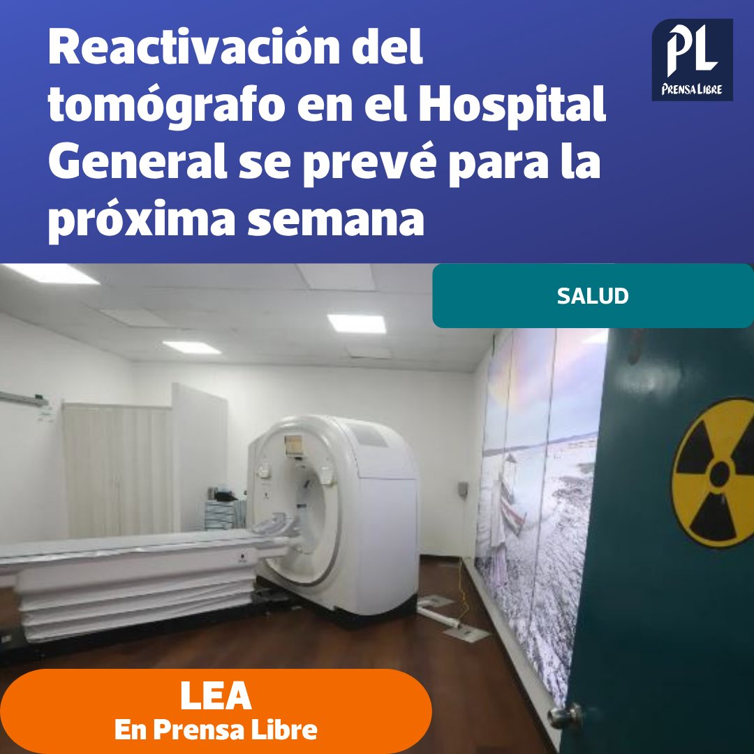 Qué pasa con el tomógrafo del Hospital General? 🧵
Desde abril el tomógrafo del <a href="/HospigenGT/">Hospital General</a> dejó de funcionar, afectando el diagnóstico de cientos de pacientes que requieren estudios clave.