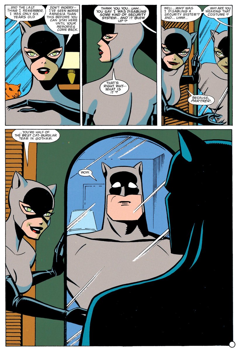 The Batman Adventures #35 hit shelves this month (on July 6) in 1995 from DC Comics! Written by Kelley Puckett with pencils by Mike Parobeck, this book's final arc continues as Hugo Strange's mind cracks further and Catwoman takes advantage of Batman's amnesia. #BatmanTAS #Batman