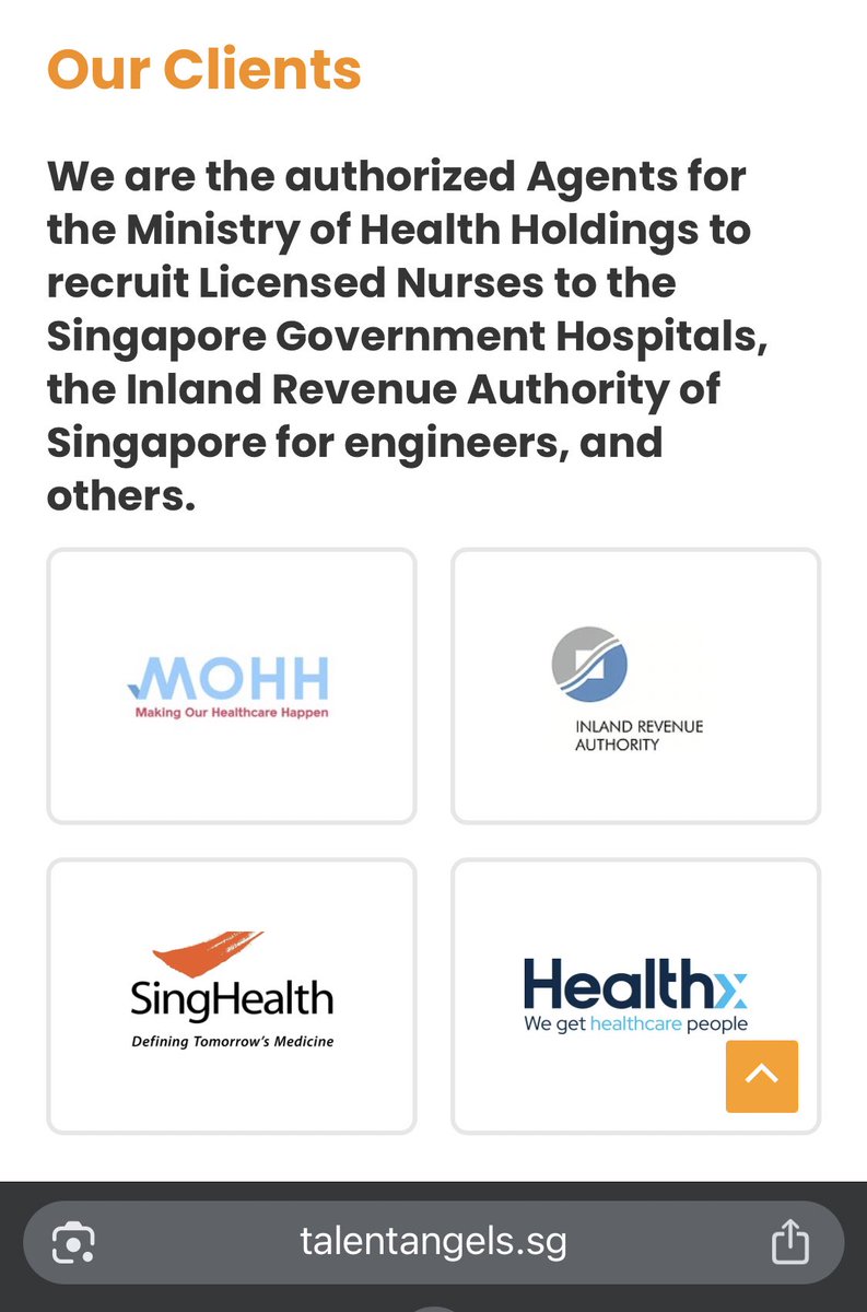 azmanrocks's tweet photo. Look at how aggressive Singapore is hunting our talents. This is no longer brain drain. This is brain hijack.

Now how aggressive are we in retaining our talents?

Talent Angels are talent agents authorized by Singapore MOH Holdings, recruiters for Singapore government hospitals. https://t.co/TmZ8KG1STJ