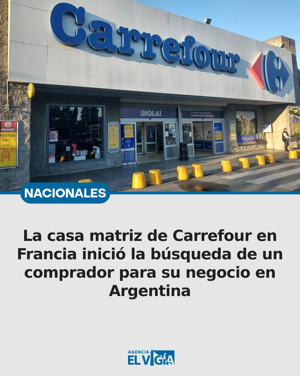 DanteForesi's tweet photo. Saluden a Carrefour que se va. JP Morgan y Elon Musk no son los únicos. Todos reconocen el desastre económico de Milei y Caputo, menos su cohorte de mascotas periodísticas. https://t.co/TLZaI62pW1