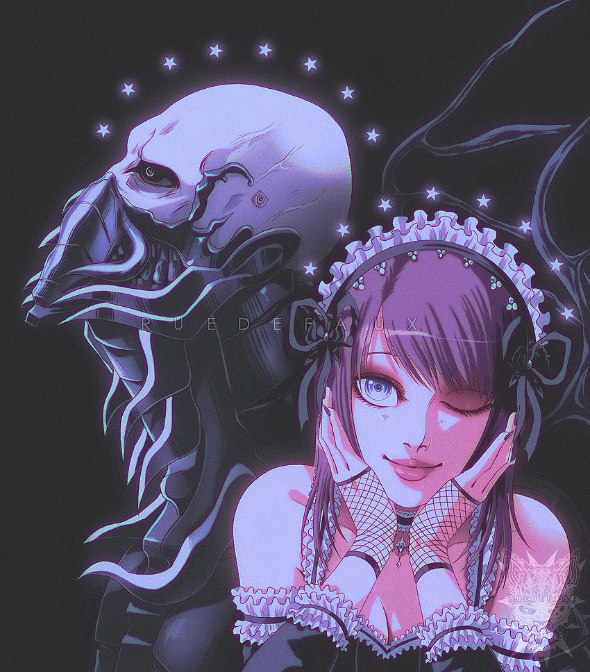 Ruedefaux's tweet image. Hello #portfolioday ๐ธ
I'm Rue. I make illustrations with surrealism and horror elements. ๐ค
โฉ Portfolio//Contact info โฉ
ruedefaux.carrd.co