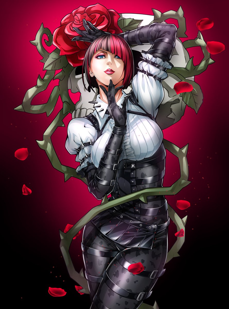 改めまして　祝昇段イラスト
鉄拳とアンナ、そして全てのアンナ使いの発展と成功と勝利を祈って💋

#AnnaWilliams  #TEKKEN  #鉄拳