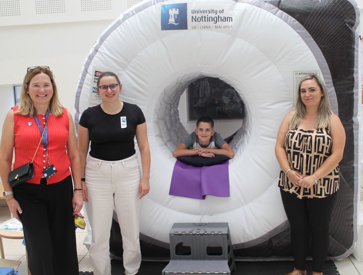 Inflatable MRI scanner preparing children for their scans. #MRIFunDay # ...