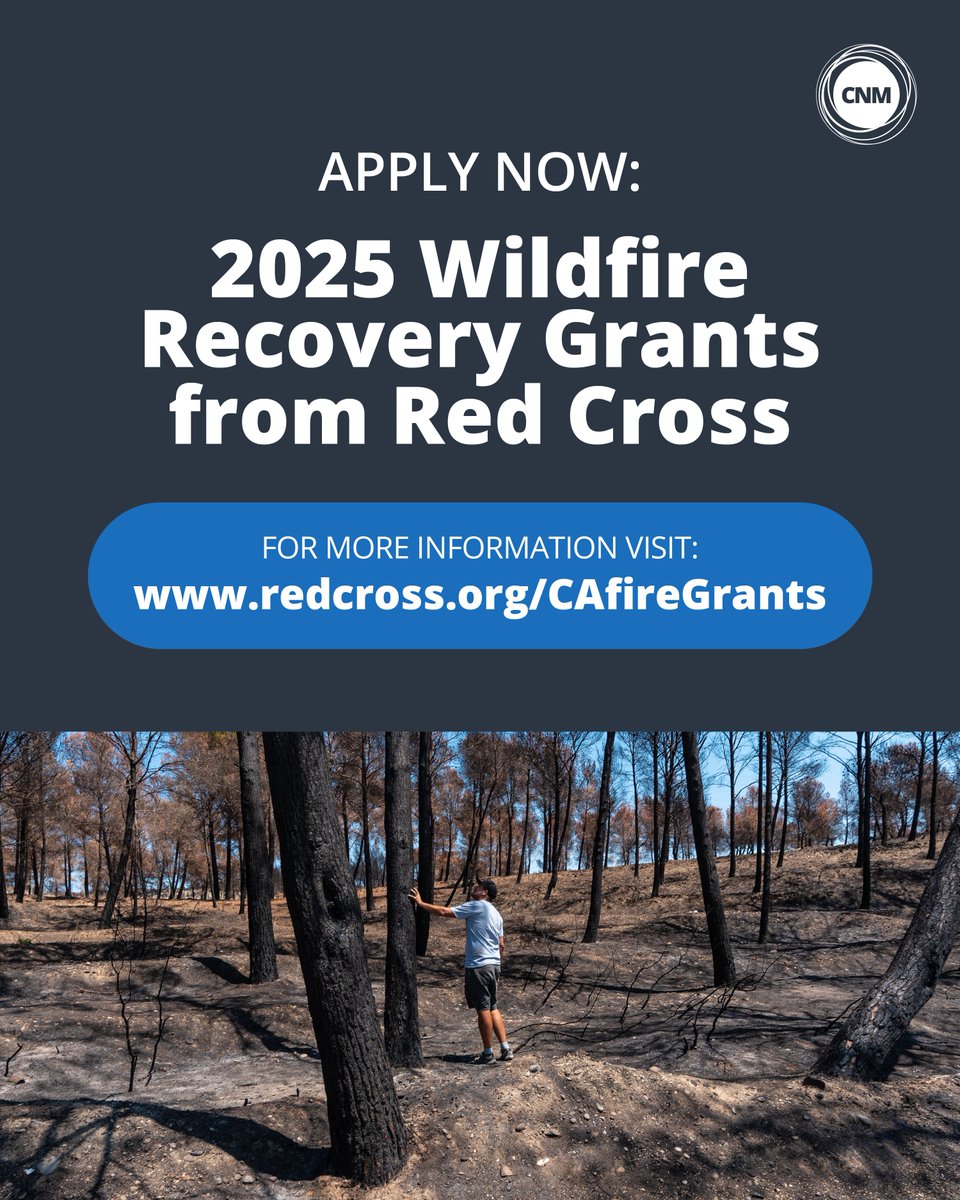 Apply now! Red Cross is hosting a series of info sessions to support organizations interested in applying for the 2025 California Wildfires Long-Term Recovery RFP.

Upcoming sessions:
• Thursday, July 10 at 10 AM PT
• Tuesday, July 15 at 2 PM PT
• Thursday, July 17 at 10 AM PT