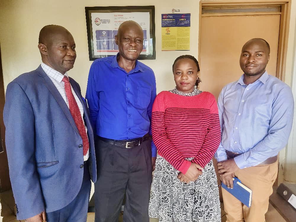 Courtesy visit <a href="/BiyinzikaUg/">Biyinzika Poultry International Ltd</a> with Mr. Robert Kigula, Manager of Brands &amp; Promotions, exploring potential professional collaborations and strategic partnerships. Looking forward to fostering mutually beneficial business engagements.
#BusinessPartnerships #ManufacturersUg