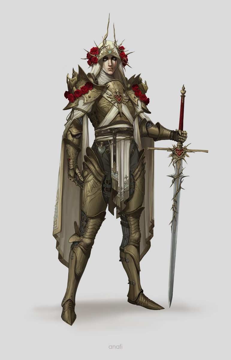anafigreen's tweet image. Hello #portfolioday! ✨
I am Ana, character concept artist working in games. Clients include Blizzard Entertainment, Critical Role, Gunfire Games, Sharkmob and Bioware.
Currently doing freelance, but my dream is to join a big game studio making RPG/action games one day 😄