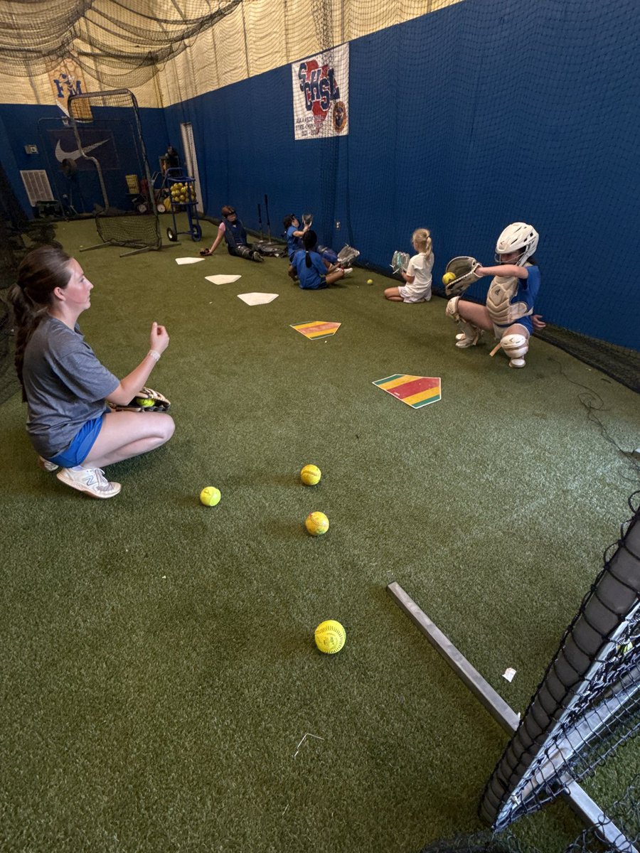 2nd day of camps feels! The girls had a great time! 🥎