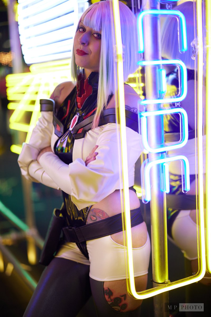 I have so much content that I just never share so...did you know i cosplayed Lucy from Cyberpunk Edgerunners?