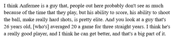 JackSimoneNBA's tweet image. Brad Stevens on Anfernee Simons: "I think he's a really good player, and I think he can get better."