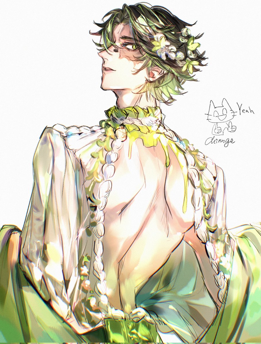 he looks as delicious as a matcha cake😋
#NortonCampbell #IDV