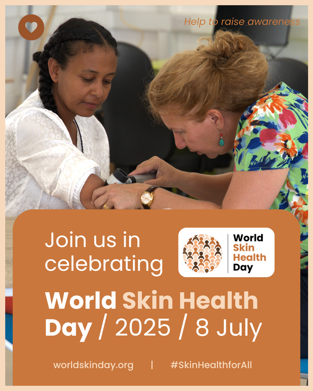 IADPO's tweet photo. ✨ Happy #WorldSkinHealthDay! ✨
July 8: Join the global call for awareness + access to skin care for ALL 🌍 “No Health Without Skin Health” 💙
📣 Get involved:
✅ Hashtag #SkinHealthForAll + #WSHD2025
✅ Use free tools
🔗 https://t.co/UoX7hhs2g0
@WorldSkinDay https://t.co/7UkhGkgMry