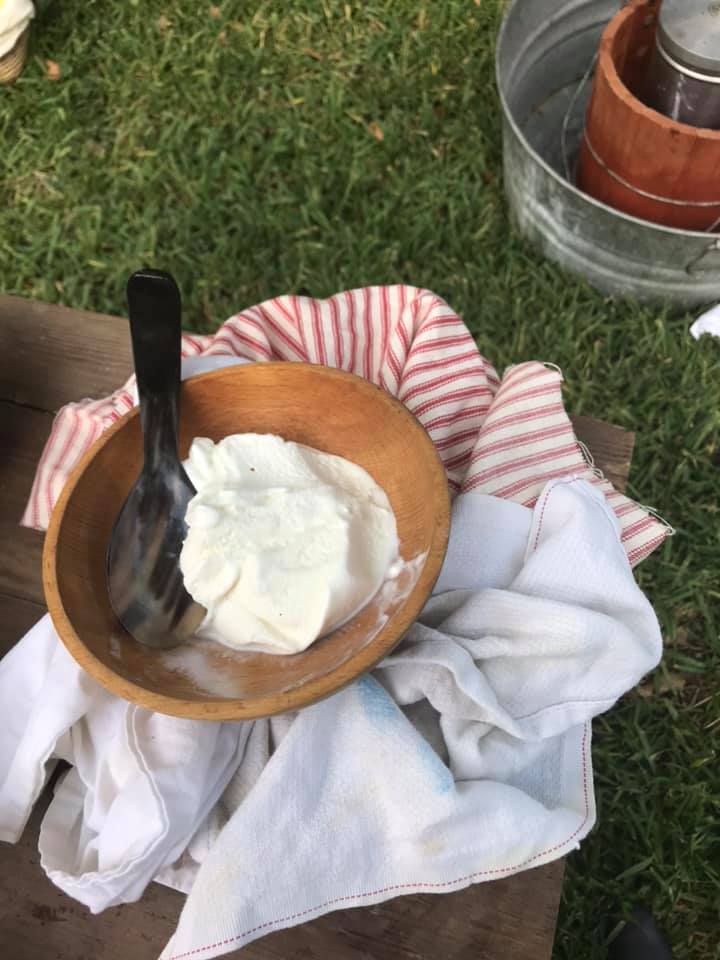 Since it is National Ice Cream Month, what better way to celebrate than with homemade ice cream!  

For our Saturday Spotlight this week, we will be making homemade ice cream.  Come see how ice cream was made in the 19th century! 

More details here: facebook.com/share/19asjGqJ…