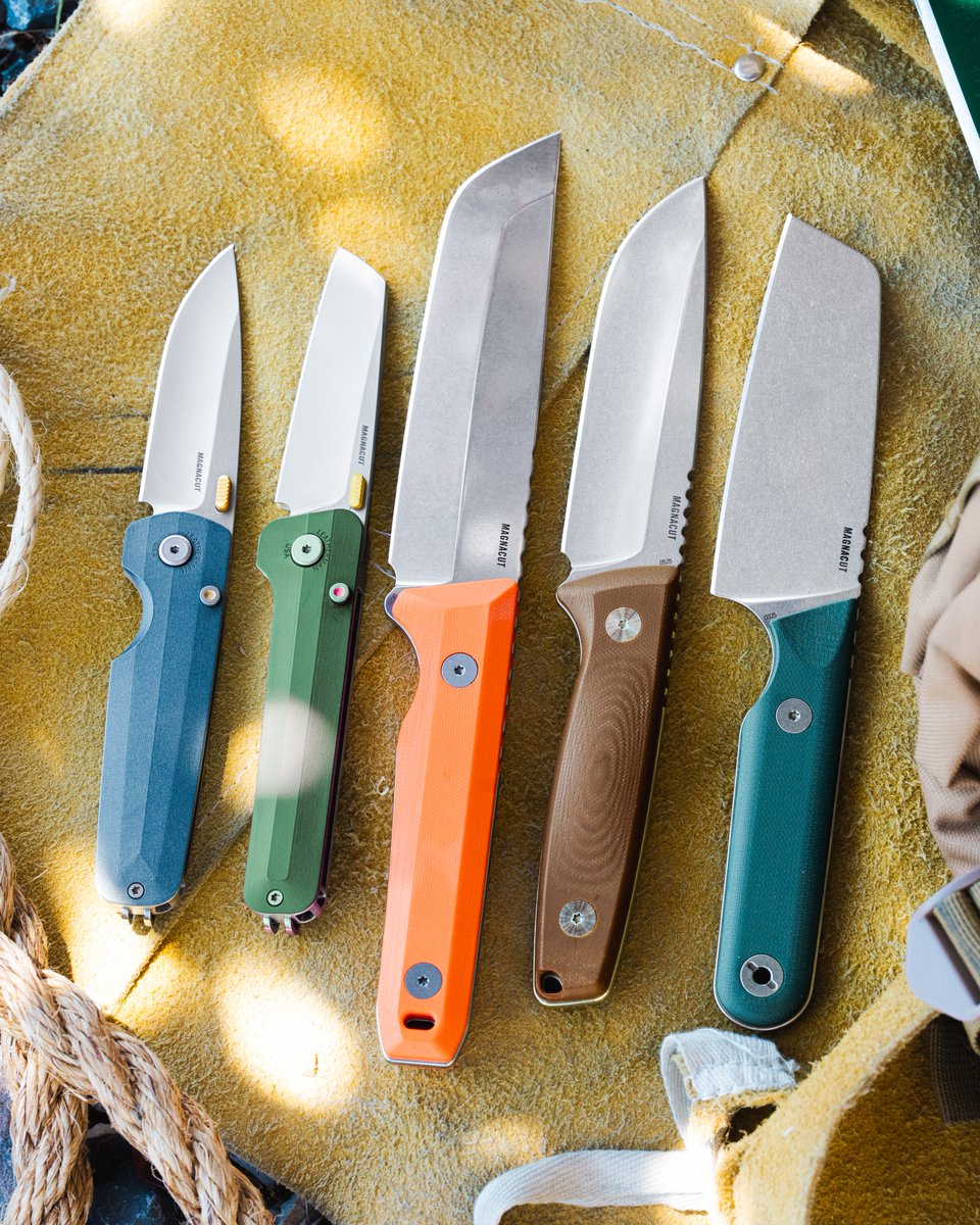 BladeHQ's tweet image. Leatherman has dropped their first line of knives. 5 new USA made models from the multi-tool masters are LIVE!

Shop now at the link below!
bit.ly/3Iin0ZU