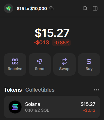 LET’S GO GUYS

Flipping $15 into $10,000 begins tomorrow

Every trade, every move — shared live!

No excuses — if you don’t have $15, I’ll give it to you

Want in? Like + RT, For followers only