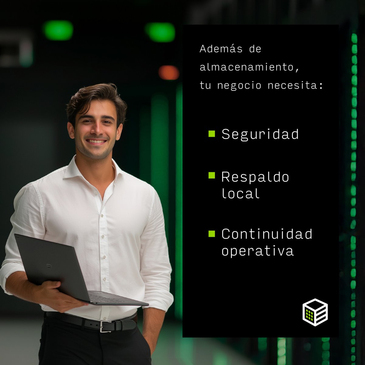 ☁️ Tu nube, en un entorno exclusivo y seguro. En DataTrust, una Nube Privada significa contar con un espacio dedicado dentro de nuestro Data Center, donde tus propios equipos operan con total autonomía.

#DataTrust #NubePrivada #DataCenterElSalvador