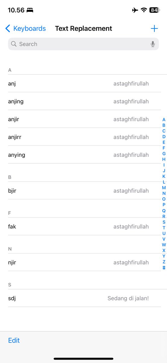 xibgde's tweet photo. @tanyakanrl pada nyaranin pake text replacement, meanwhile text replacement ku… https://t.co/252GTsDVjf