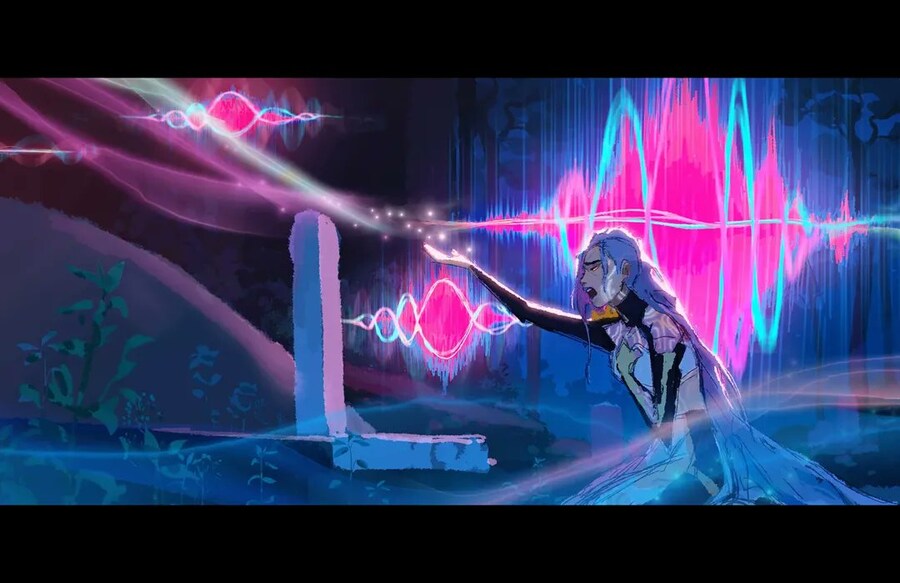 그야 실제로 하나 빠졌거든요 원래는 루미가 자신의 악마의 힘을 통제하고 셀린에 대한 감정을 달래려 어머니의 무덤 앞에서 노래하는 씬이 기획에 있었음요