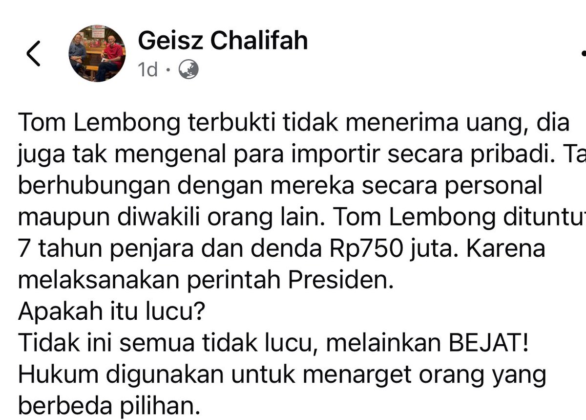 Geisz Chalifah tweet media