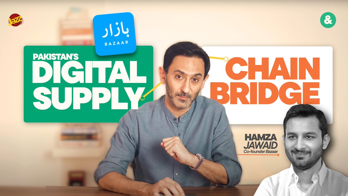 Pakistan & Counting (@pakandcounting) on Twitter photo đȘ Can Tech Fix Pakistanâs Retail Chaos?
<a href="/hamzajawaid/">Hamza Jawaid</a> of <a href="/BazaarTechPK/">Bazaar Technologies</a> joins <a href="/JiqbalPK/">Junaid Iqbal</a> to break down how digitisation is rewiring 8 million small shops â and why that could change the whole economy.
đ§” Thread đ đȘ Can Tech Fix Pakistanâs Retail Chaos?
<a href="/hamzajawaid/">Hamza Jawaid</a> of <a href="/BazaarTechPK/">Bazaar Technologies</a> joins <a href="/JiqbalPK/">Junaid Iqbal</a> to break down how digitisation is rewiring 8 million small shops â and why that could change the whole economy.
đ§” Thread đ