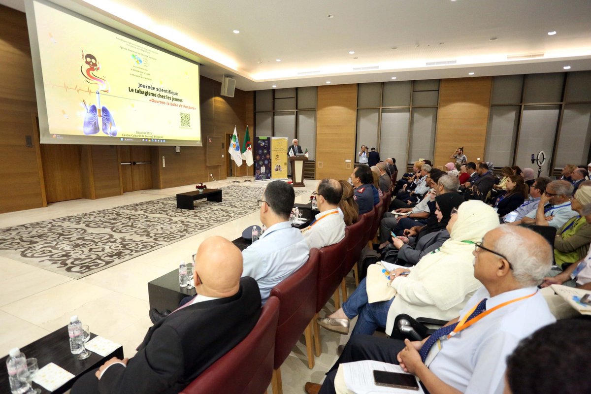Algerie_aps's tweet photo. #ANSS: Journée scientifique sur le Tabagisme chez les #jeunes

🔗 https://t.co/CSeLGv8SzJ https://t.co/4oc9QHZ2fD