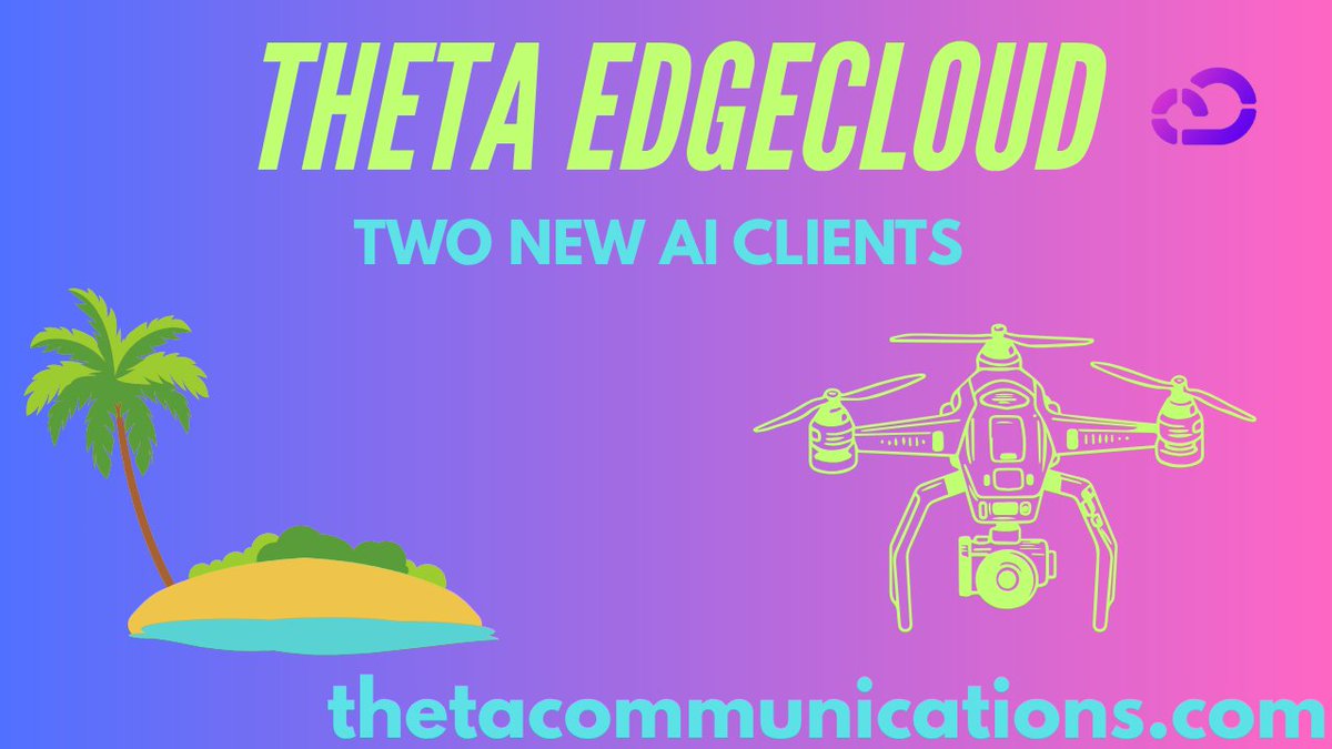 Theta Communications (@cloudthetacom) on Twitter photo 🚨NEW YOUTUBE IS LIVE🚨
youtu.be/c3_njIe66sg
TWO New clients for Theta Edgecloud!!! Great work <a href="/Theta_Network/">Theta Network</a>
#THETA #TFUEL #aethir #tdrop #lavita #tao #zcash #near #fet #render #akt #nvidia #gpu #sol #sui #wal #ika #io #grass #hnt 🚨NEW YOUTUBE IS LIVE🚨
youtu.be/c3_njIe66sg
TWO New clients for Theta Edgecloud!!! Great work <a href="/Theta_Network/">Theta Network</a>
#THETA #TFUEL #aethir #tdrop #lavita #tao #zcash #near #fet #render #akt #nvidia #gpu #sol #sui #wal #ika #io #grass #hnt