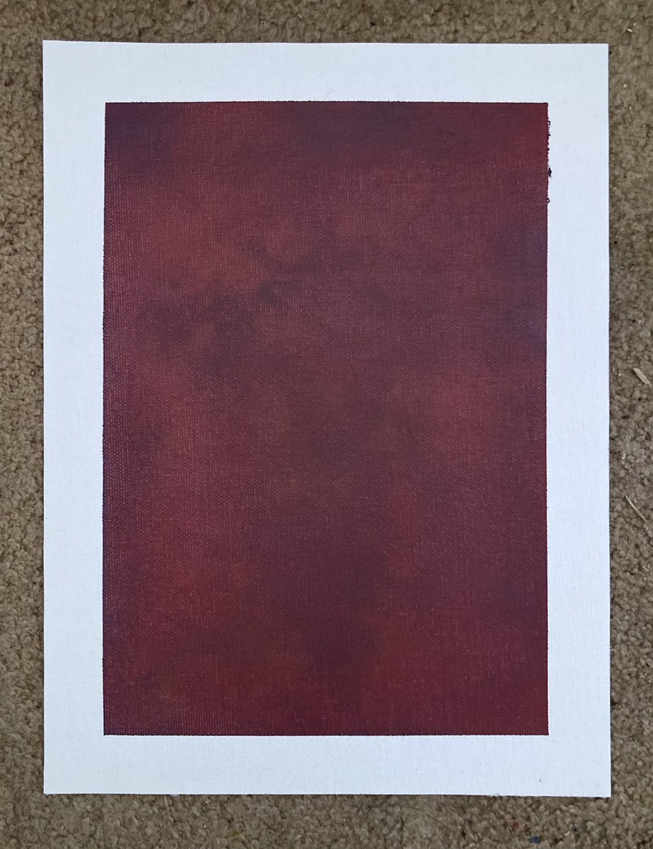 Red cloud
#repetition #meditation #oilpastel #canvas #atimeofmonsters