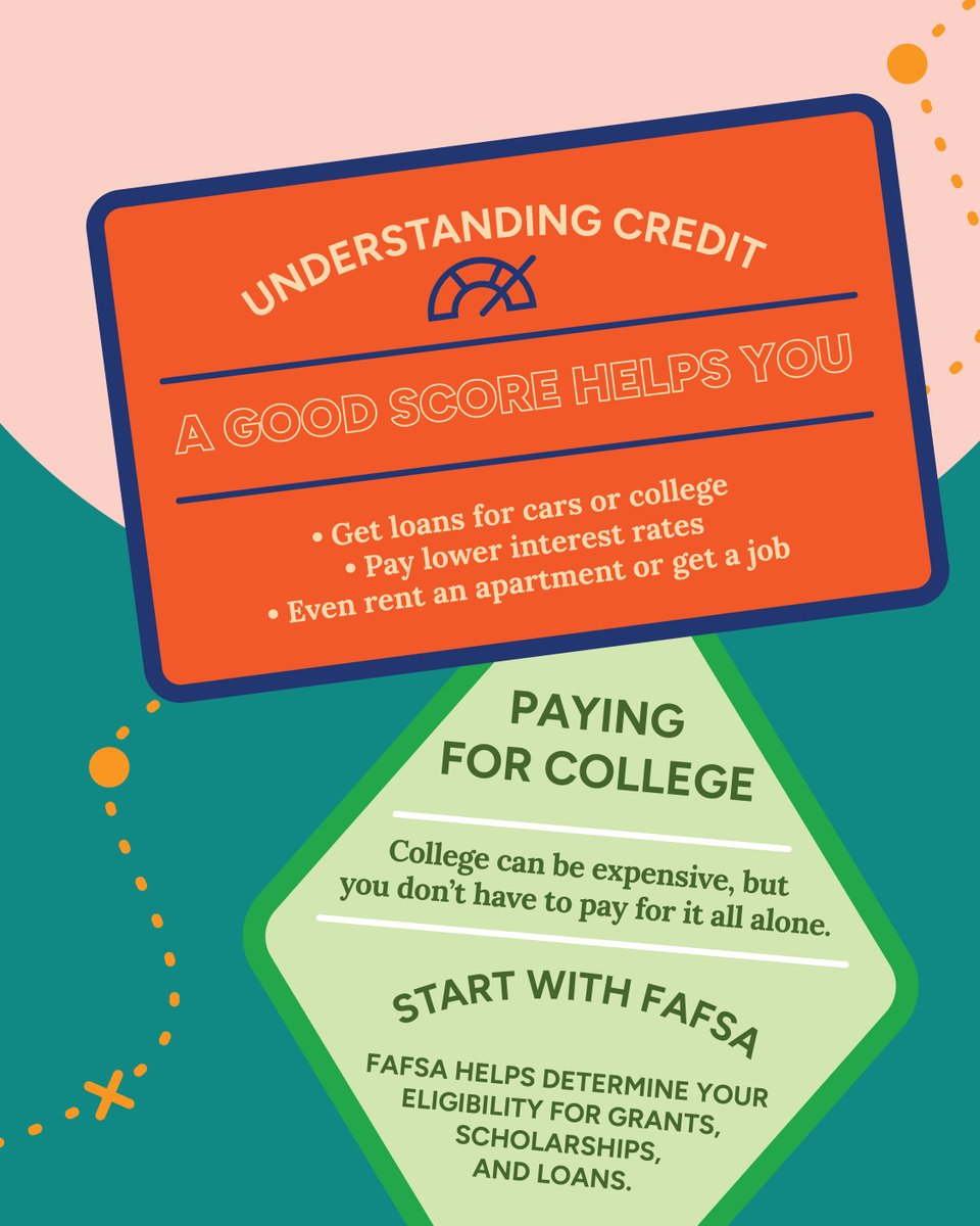 Financial Summer Camp: Part 2 🏖️🏄💰 It is all about digital money smarts, understanding credit, and how to start paying for college. From strong passwords to building your credit score, these are the money skills that set you up for life! #collegeave #financialwellness