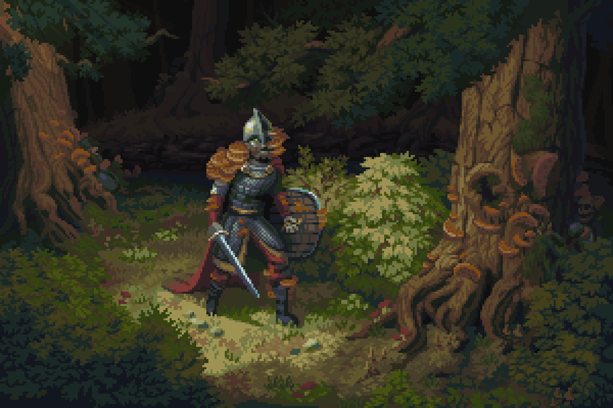 LapesDoc's tweet image. Hey #PortfolioDay I'm Egor and I love making pixelart illustrations with stories, backgrounds and more