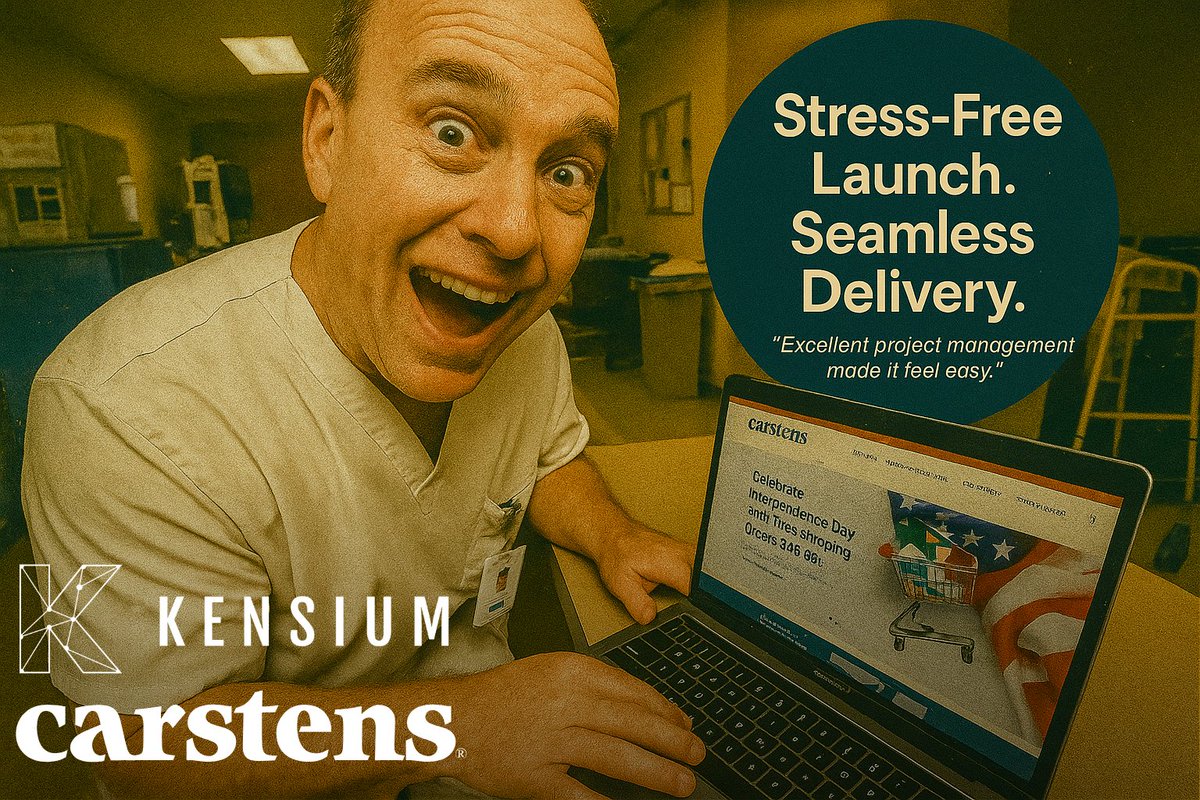Smart business leaders know: successful integrations depend on more than just code — they require real collaboration.

Carstens — a leading provider of healthcare support products used in thousands of facilities nationwide — partnered with Kensium to streamline their Shopify