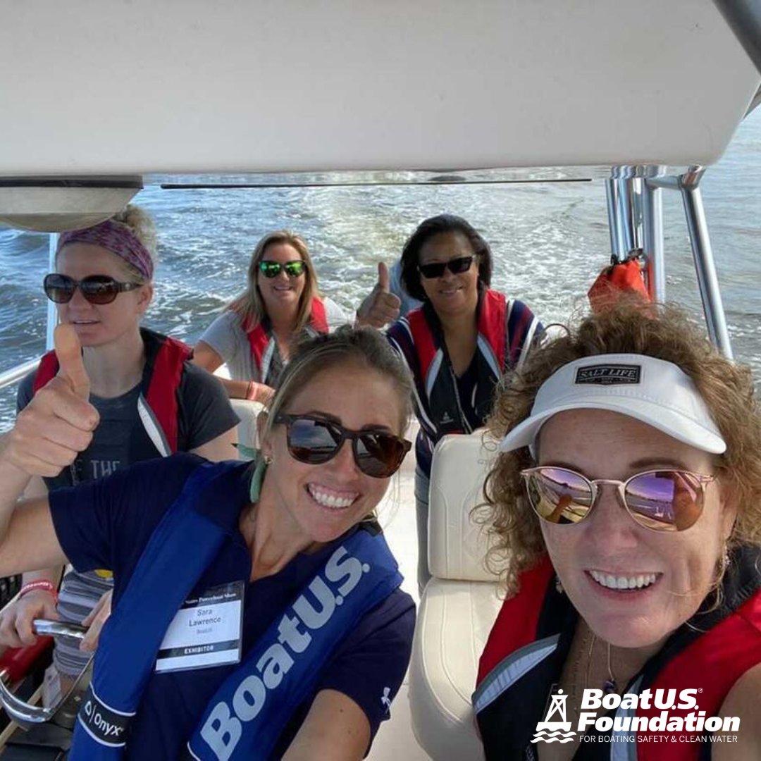 BoatUSFdn's tweet photo. Chesapeake Boating Academy Empowering boaters through hands-on, on-the-water training. Women-owned Chesapeake Boating Academy builds skill, safety, and confidence. 🌊 

#BoatingSafety #boats #TowBoatUS #boatadventures #boatinglifestyle #boatingfun #BoatUSFoundation https://t.co/rnmUawdKqj