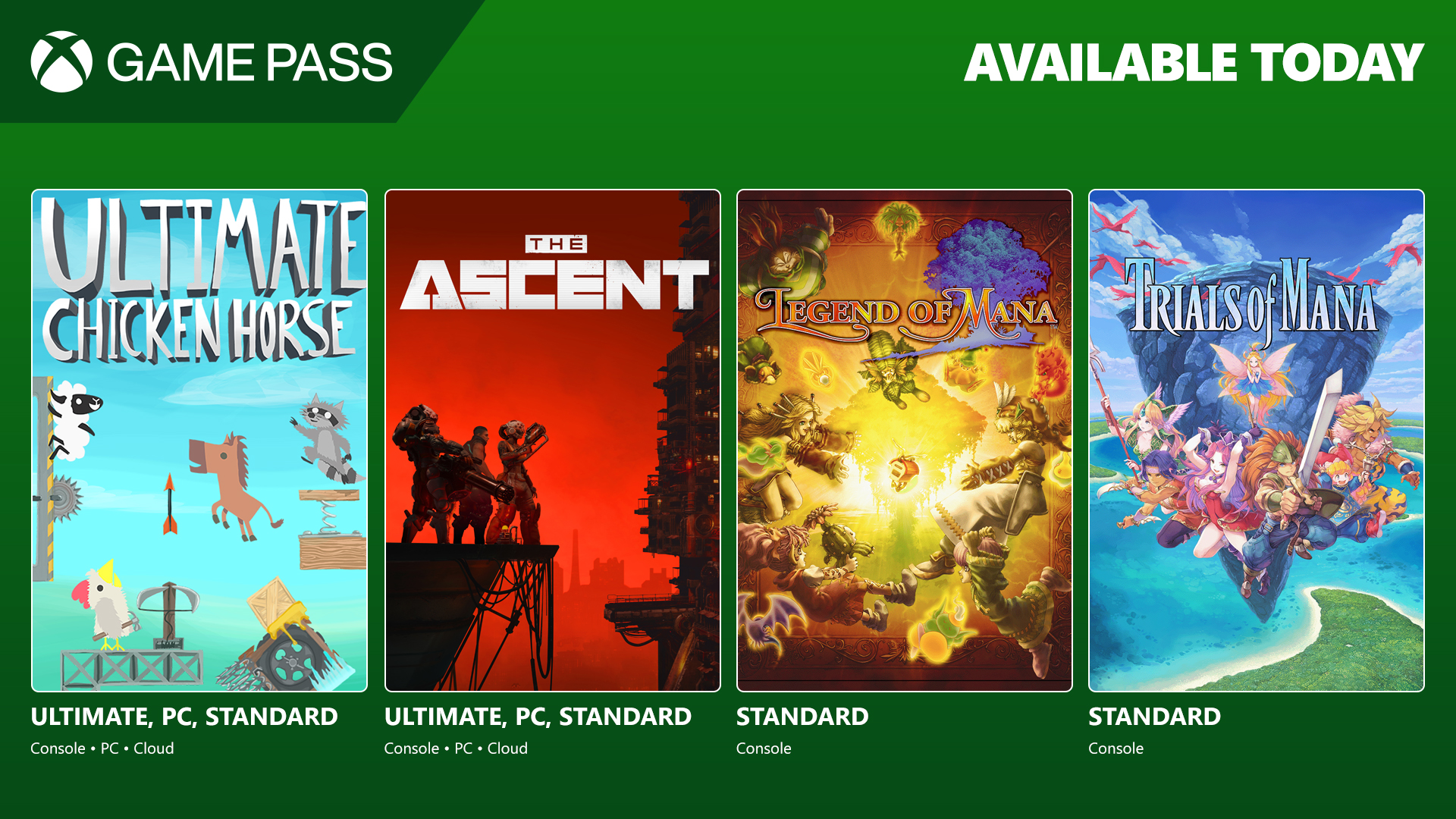 Conforme revelado na semana passada, quatro novos jogos acabaram de chegar no Game Pass hoje (08 de julho), o serviço de jogos por assinatura do Xbox.