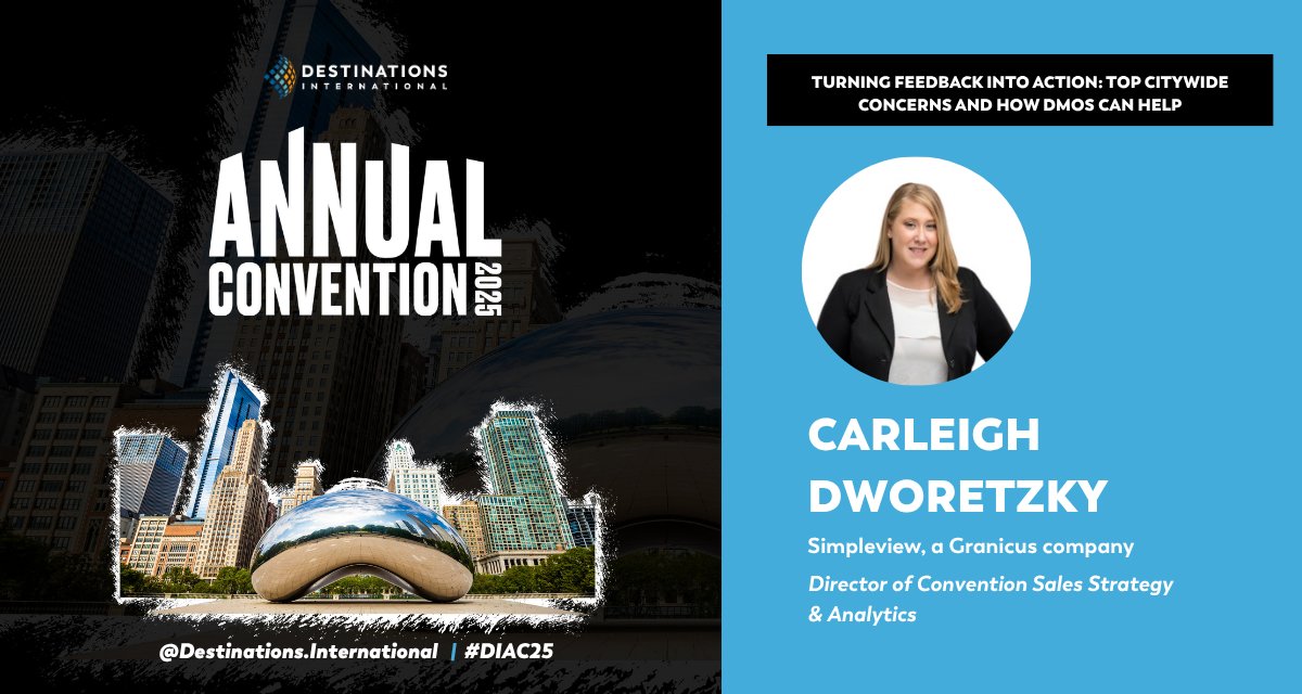 ⏰ It's time to take action for your destination ... and this will help get you started! Don't miss our session at <a href="/destintl/">Destinations International</a> Annual Convention, presented by 2Synergize.

#MeetingsandEvents #DestinationMarketing #TravelTechnology