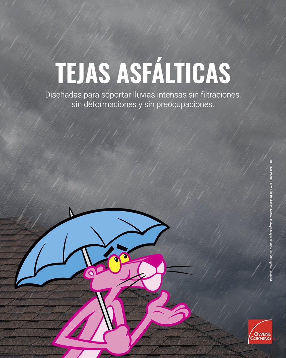 Que la lluvia caiga tranquila. Tu techo está listo.

Las Tejas Asfálticas Owens Corning protegen cada rincón de tu techo con tecnología resistente a la humedad, el viento y el paso del tiempo.

Conócelas aquí: owenscorning.com.mx/tejaasfaltica/