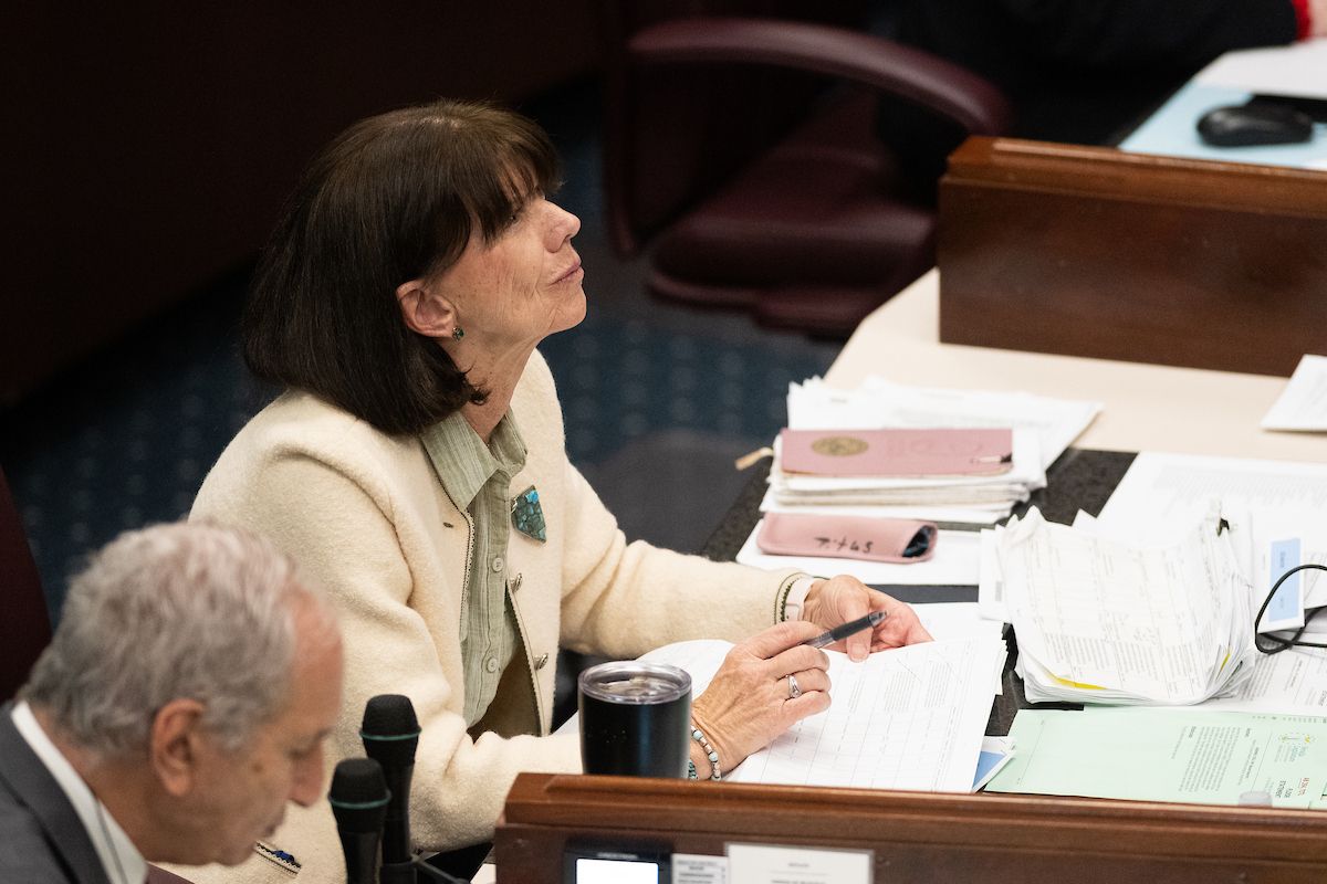 TheNVIndy's tweet photo. Nevada Senate Republicans say legislative Democrats created a constitutional crisis by passing a last-minute measure reducing the number of Republicans on an important panel that approves regulations — but no lawsuit is planned.

@annievwrites reports: https://t.co/DNh1hc4pnt https://t.co/s7diQL1oJy