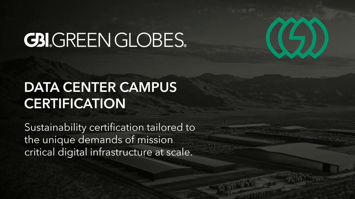 Green Building Initiative (@thegbiorg) on Twitter photo “Sustainability isn’t just a goal for us—it’s an outcome. We believe that doing the right thing is good business."
Learn how <a href="/CompassDCs/">Compass Datacenters</a> is reducing operational costs meeting stakeholder demands with our latest building certification: bit.ly/4eOfsdB “Sustainability isn’t just a goal for us—it’s an outcome. We believe that doing the right thing is good business."
Learn how <a href="/CompassDCs/">Compass Datacenters</a> is reducing operational costs meeting stakeholder demands with our latest building certification: bit.ly/4eOfsdB