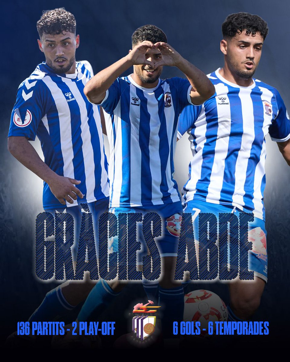 🔚 L'atacant del primer equip, Abde El Ouliad, causa baixa del club.

Agraïment per la dedicació, compromís i treball durant les 6 temporades al 1r Equip i abans al filial, amb 136 partits (Lliga, Copa i Play-off) i 6 gols.

Desitjar molta sort i èxits als seus pròxims reptes.