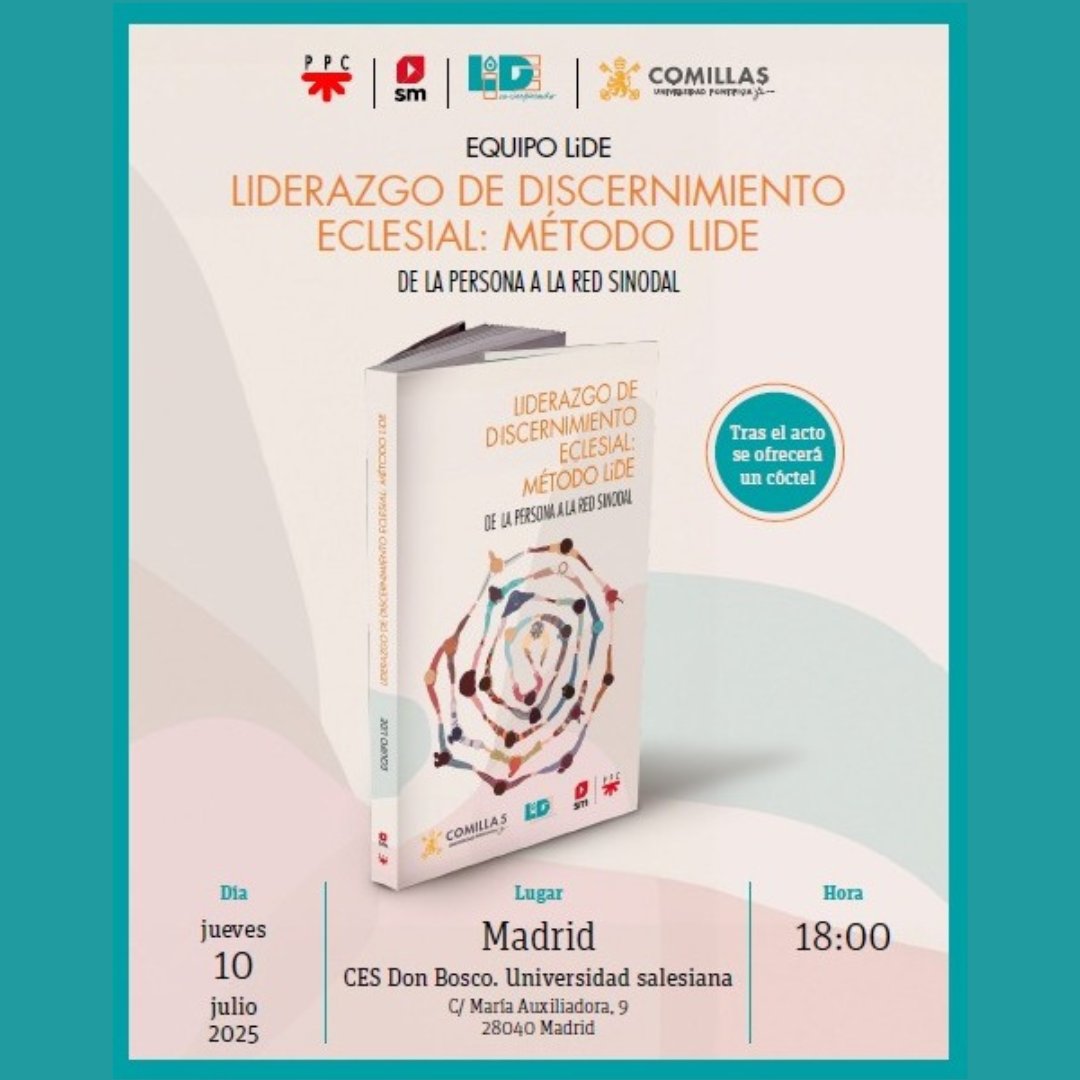 🔊Durante los próximos días 10 y 11 de julio en Madrid, las I Jornadas LiDE 2025 serán un espacio de encuentro, escucha y acción compartida para todos los que sueñan con una Iglesia más sinodal, dialogante y transformadora.

Ponencias, talleres, diálogos... ¡Inscríbete!
#ITespaña
