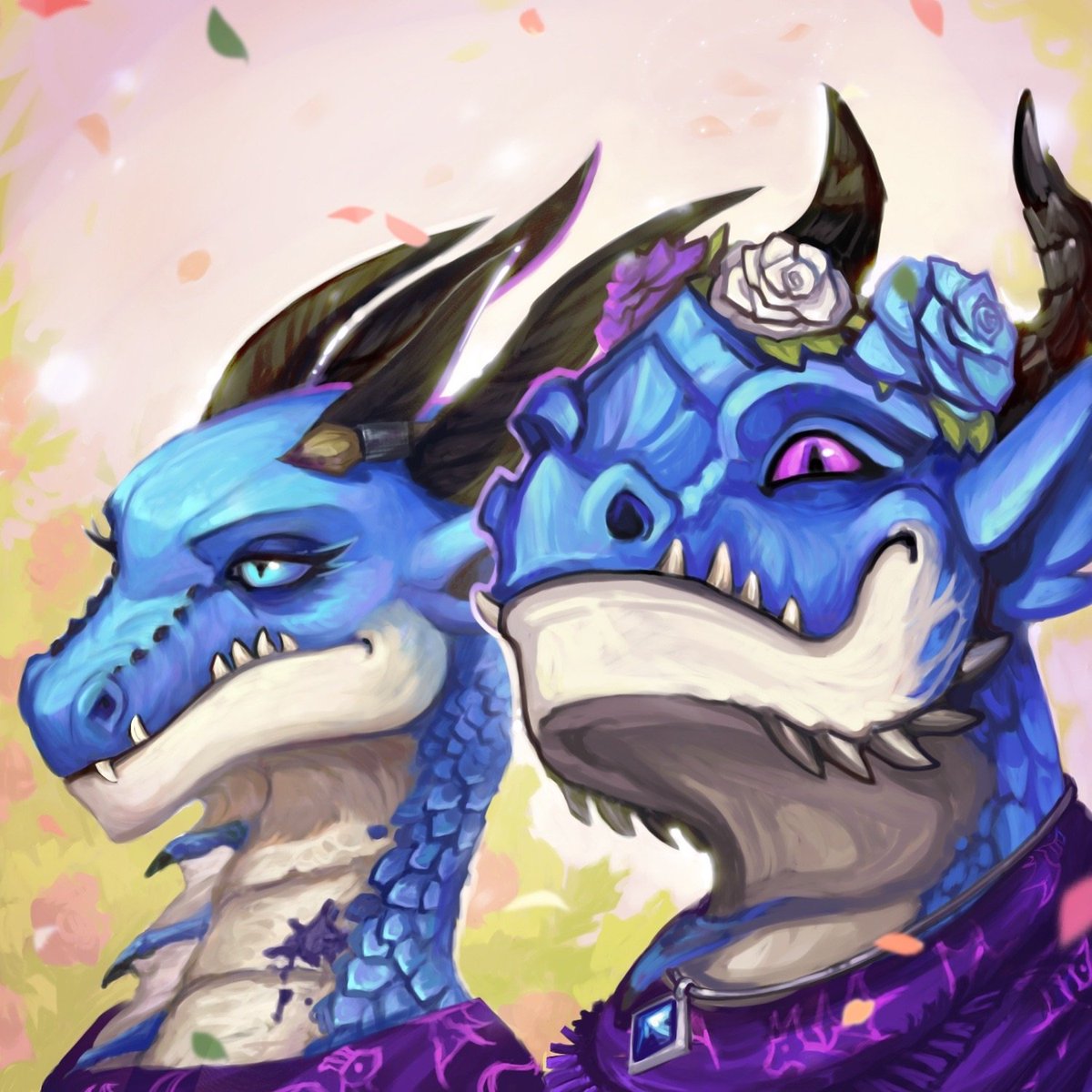 esiaart's tweet image. Adorable Arigosa and Cyregos for @gamingluna1122 🌺
Was a great pleasure to work on them 🩵
