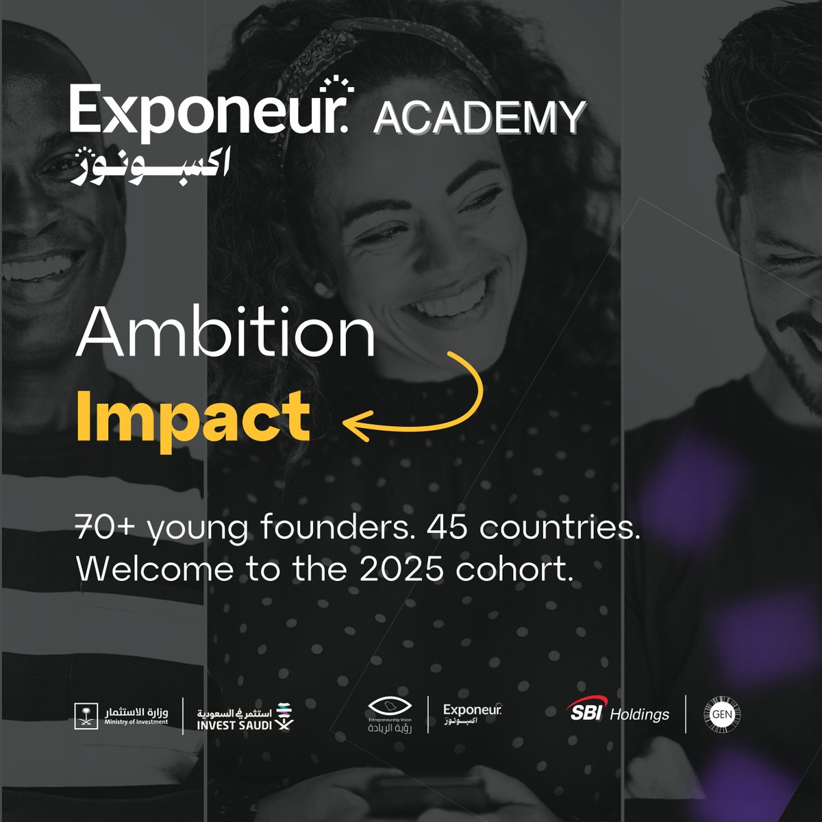 Exponeur Academy kicks off this week! 🚀 

We're thrilled to welcome more than 70 young founders from 45 countries for the first cohort.💡🌱