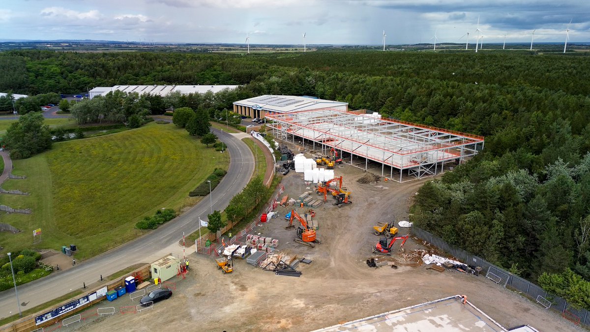 With the groundwork and foundations now complete, <a href="/NorthlandColl/">Northumberland College</a>'s new Ashington Campus is beginning to take shape. ✅

➡️ orlo.uk/2bQgC

<a href="/educationgovuk/">Department for Education</a>, <a href="/bandkbuild/">Bowmer+Kirkland</a>, <a href="/N_landCouncil/">Northumberland County Council</a>, <a href="/EllenThinnesen/">Ellen Thinnesen</a>, <a href="/judithcquinn/">Judith Quinn</a>, <a href="/EmmaCottle/">Emma Cottle</a>, <a href="/NHSNland/">NHS Northumberland 🌈💙</a>, <a href="/AdvanceNland/">Advance Northumberland</a>, <a href="/MottMacDonald/">Mott MacDonald</a>