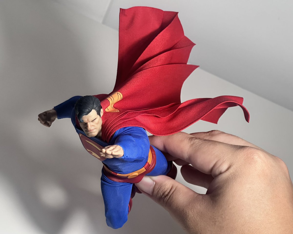 lethalcollector's tweet image. Day 3 of Posing Every #Superman Figure I Have: Muff Toys x Chaos National Defender