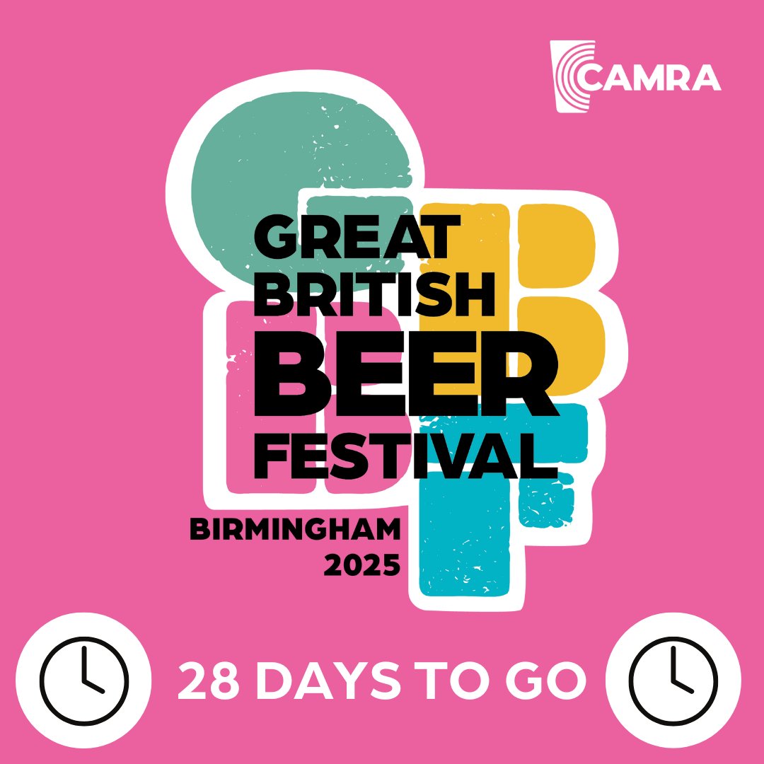 ⏰ Not long until we're back and we can't wait to get going!

🍻 Whether you're a seasoned beer enthusiast or just curious to explore, get ready to experience the festival like never before!

📅 5-9 August, The NEC Birmingham

🎟️ Get your tickets here: orlo.uk/mqWrr