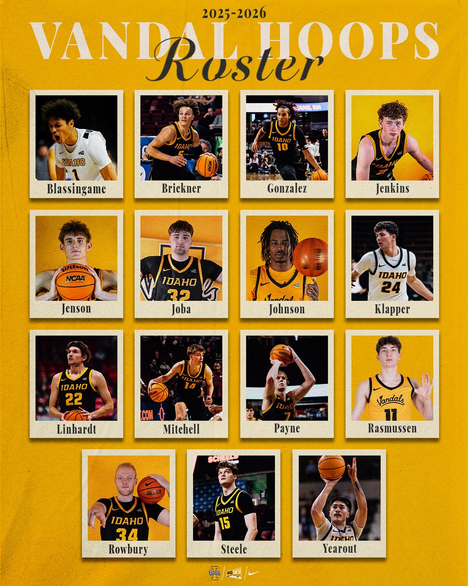 VandalHoops's tweet image. 𝐘𝐨𝐮𝐫 𝐕𝐚𝐧𝐝𝐚𝐥 𝐇𝐨𝐨𝐩𝐬 𝟐𝟓-𝟐𝟔 𝐑𝐨𝐬𝐭𝐞𝐫 ✌️
Meet the guys you'll be cheering on as they light up the ICCU Arena this winter 👀
📰: tinyurl.com/MBBRoster
#GoVandals