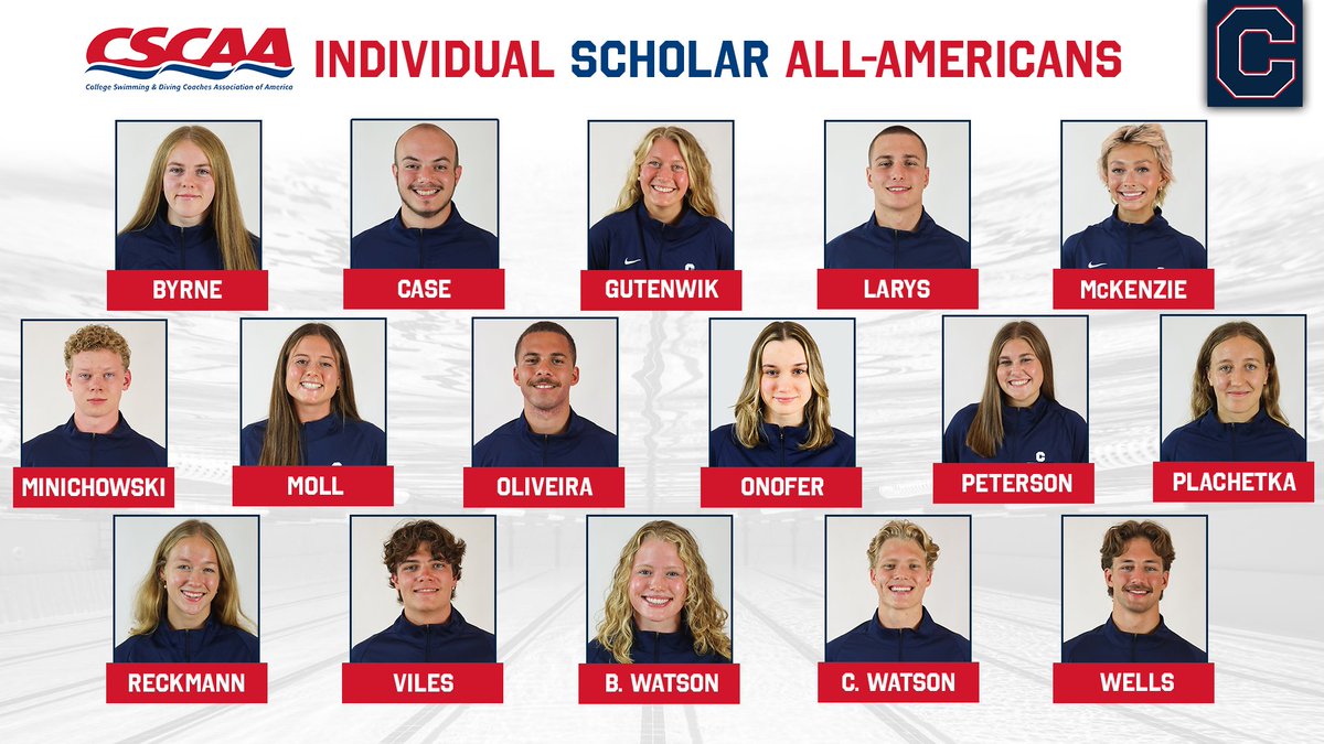 1⃣6⃣ Catawba Swimming student-athletes were named <a href="/CSCAA/">CSCAA</a> Individual Scholar All-Americans!

Release | bit.ly/3GcLSSo

#CatawbaCulture