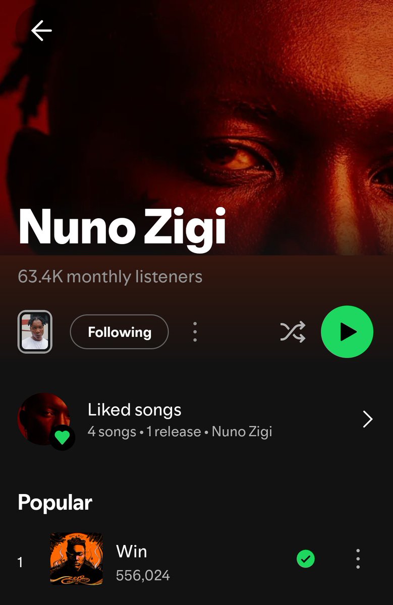 Nuno_zigi's tweet image. Not on editorial playlists. Not on charts. Not trending.
Yet we pull 63K+ monthly listeners and over half a million streams.
Just real music, real fans, real numbers.
This is organic.
This is Nuno Zigi.
#REROUTE will be yours 🤝
