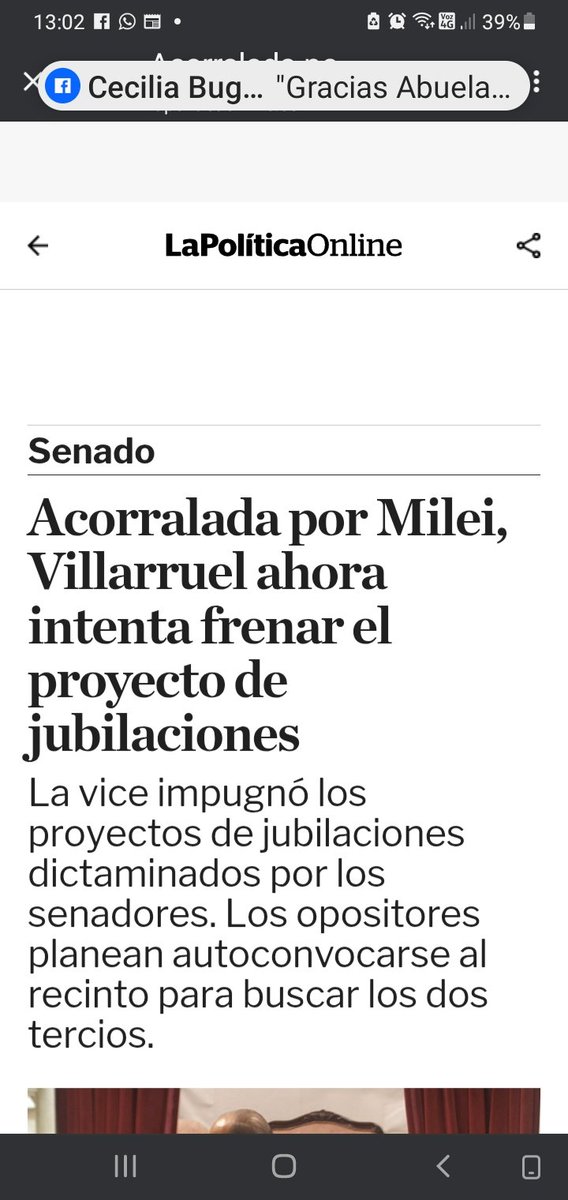 Ojo a nuestros congresistas del Senado ..