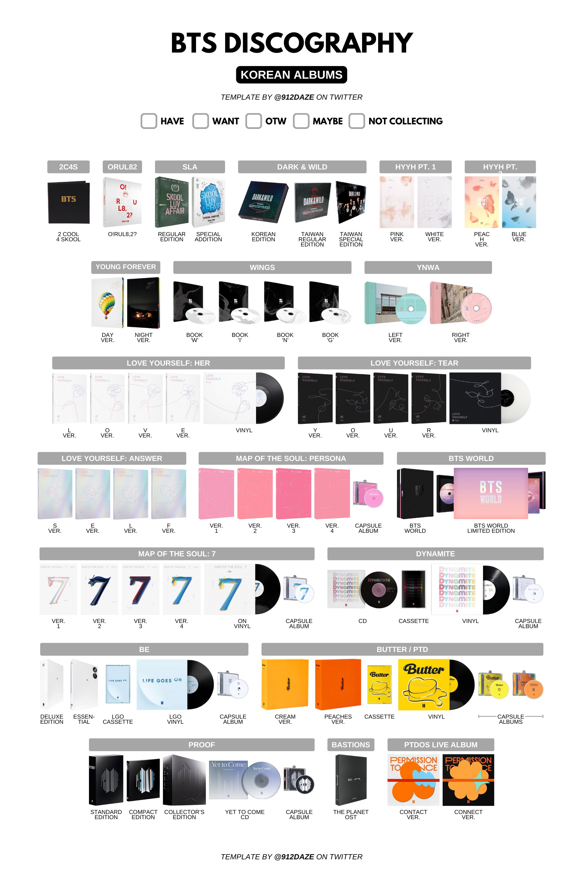 BTSアルバムまとめ売り j )⁷ on X: 