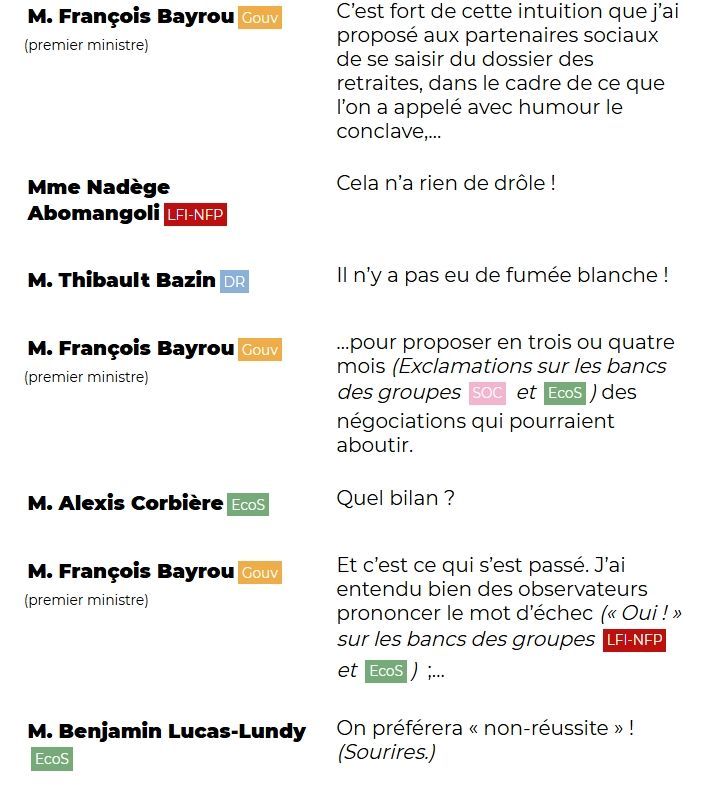 Je ne dirais pas que c'était un echec... #DirectAN