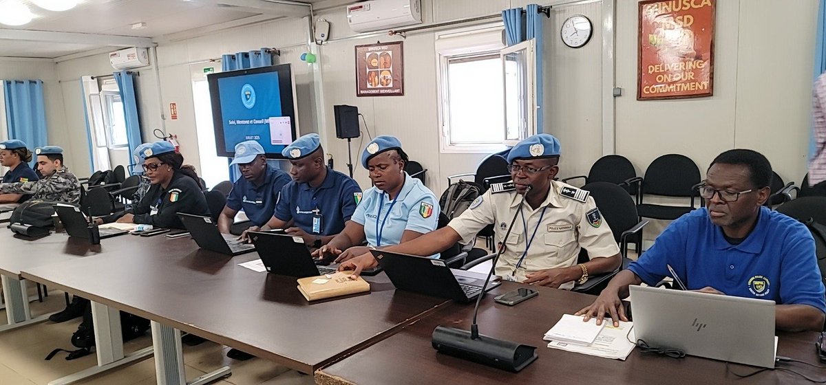 UNPOL MINUSCA (@unpol_rca) on Twitter photo Today 08/07, the Deputy Head of <a href="/UNPOL/">United Nations Police</a> #MINUSCA chaired in #Bangui, a capacity building workshop for IPOs on monitoring, mentoring and advice, organised by a team from the <a href="/UN/">United Nations</a> police section (@SPC Brindisi🇮🇹). It aims to equip them to provide better support for 🇨🇫#ISFs #A4P Today 08/07, the Deputy Head of <a href="/UNPOL/">United Nations Police</a> #MINUSCA chaired in #Bangui, a capacity building workshop for IPOs on monitoring, mentoring and advice, organised by a team from the <a href="/UN/">United Nations</a> police section (@SPC Brindisi🇮🇹). It aims to equip them to provide better support for 🇨🇫#ISFs #A4P