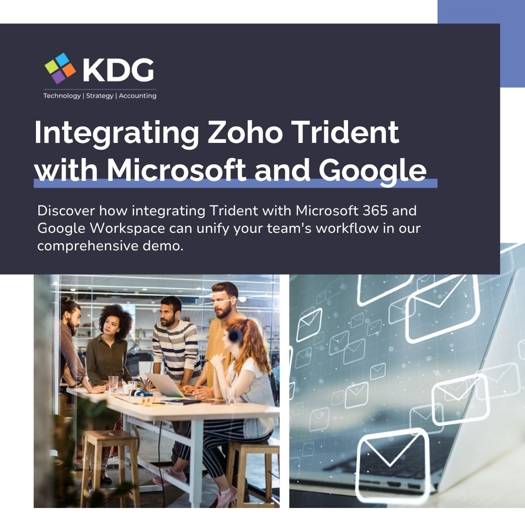 kyledavidgroup's tweet image. Tired of bouncing between email platforms, calendars, and contacts just to keep up?
With KDG’s expertise, #ZohoTrident seamlessly integrates with Microsoft 365 and Google Workspace—giving your team the flexibility to work smarter.
kyledavidgroup.com/demo/zoho-trid…
#WorkflowIntegration